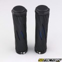 Black and blue Lock-On bicycle grips