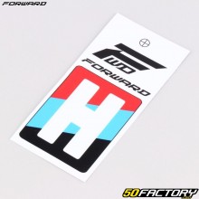 Letter H sticker for BMX Forward plate 4 cm white