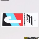 Sticker lettre J pour plaque de BMX Forward 4 cm blanc (homologué FFC)