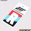 Adesivo letra R para placa BMX Forward 4 cm branco (aprovado pela FFC)