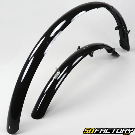 Front and rear mudguards for 26&quot; black bike, 58 mm