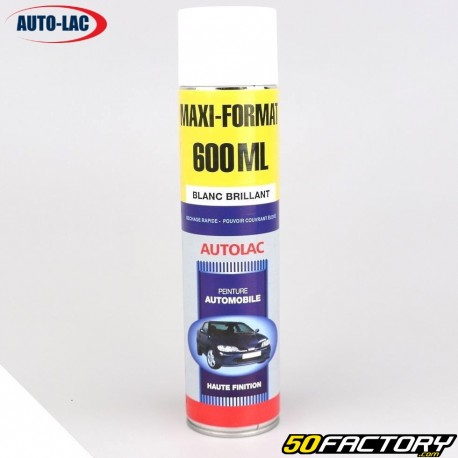 Peinture Autolac blanc brillant 600ml