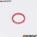 Entretoises de pivot de direction vélo 1" 1/8 Leoshi rouges (lot de 3)