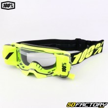 100% Armatic Forecast roll-off mask in neon yellow and black