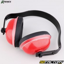 Casque anti-bruit rouge Ribimex