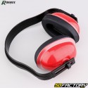 Casque anti-bruit rouge Ribimex