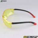 Lunettes de protection monobloc Ribimex jaunes