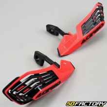 Protectores de manos Acerbis X-Future negro y rojo