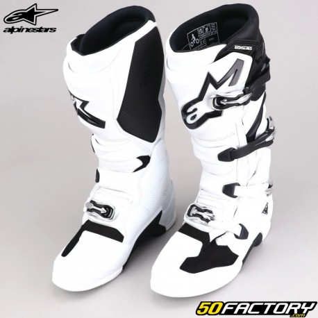 Botas Alpinestars Tech XNUMX Evo brancas