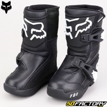 Bottes enfant (4-6 ans) Fox Racing Comp noires et blanches