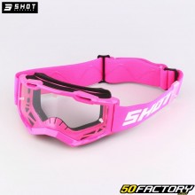 Masque Shot Rocket 2.0 Solid taille enfant rose fluo