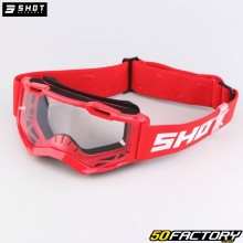 Masque Shot Rocket 2.0 Solid taille enfant rouge