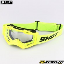 Masque Shot Rocket 2.0 Solid taille enfant jaune fluo