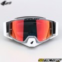 Goggles UFO Wise Pro gray and white red iridium screen