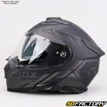 Capacete modular Nox N967 Sincronizado preto fosco