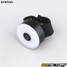 Luz traseira redonda LED recarregável para bicicleta Sterna Ø40 mm