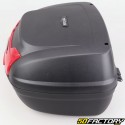 Top case 40L noir moto et scooter universel (réflecteur rouge)