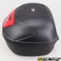 Top case Urban 40L noir moto et scooter universel (réflecteur rouge)