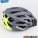 Casco de bicicleta Polisport Ramita fuo gris y amarilla