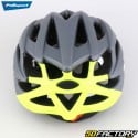 Casco de bicicleta Polisport Ramita fuo gris y amarilla