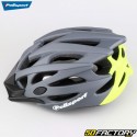 Casco de bicicleta Polisport Ramita fuo gris y amarilla