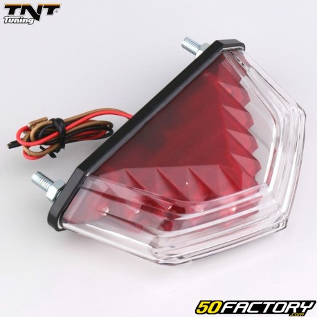 Red tail light with transparent cover type Derbi Senda,  Gilera SMT... (2011) TNT Tuning