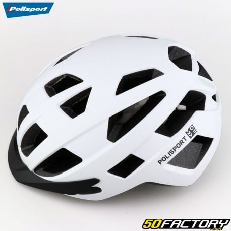 Casco de bicicleta Polisport City mover blanco