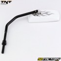 Rétroviseur réversible TNT Tuning Flamming blanc et chromé (filetage Ø8 mm)