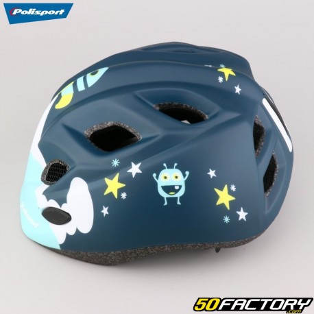 Children&#39;s bicycle helmet Polisport Blue and white spaceship