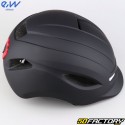 Casco da bicicletta con luci integrate eWheel nero opaco