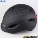 Casco da bicicletta con luci integrate eWheel nero opaco