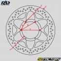 Brake disc Beta RR 50, Rieju RS1, KTM Duke 125...Ã˜220 mm RB max