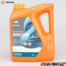 Aceite de motor 4T 5W40 Repsol Moto Racing 100% de síntesis 4L