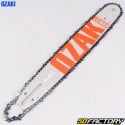 Guia de motosserra 40 cm, 1.3 mm, 3/8&#39;&#39; LP, 57 elos Ozaki (com corrente)