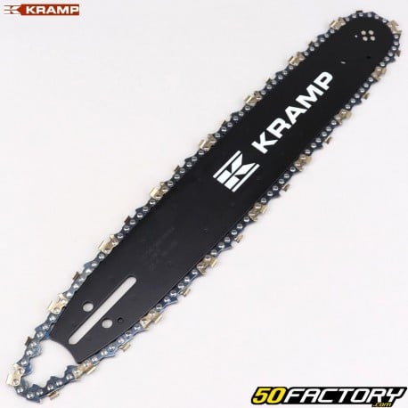 Guia de motosserra 38 cm, 1.3 mm, 0.325&#39;&#39;, 64 elos Kramp (com corrente)