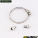 Inlet pipe AM6 minarelli, Derbi Carenzi black (34mm PWK carburetor)