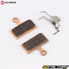 Shimano Deore BR-M615... Clarks Semi-Metallic Bicycle Brake Pads