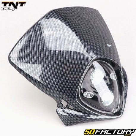 Placa de faro TNT Tuning Duke carbone