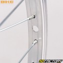 Rueda delantera bicicleta 20&quot; (21-406) Bike Original aluminio gris (bloqueo con tuercas)