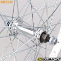 Rueda delantera bicicleta 20&quot; (21-406) Bike Original aluminio gris (bloqueo con tuercas)