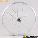 20&quot; Fahrrad-Hinterrad (21-406) für 5/6V-Fahrrad Original grauer Aluminium-Freilauf (Sperrung mit Muttern)