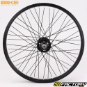 Roda traseira de bicicleta de 20&quot; (24-406) para bicicleta de 1 velocidade Roda livre original em alumínio preto (travamento com porcas)