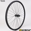 Roue arrière vélo 700 (19-622) pour cassette 9/10/11V Vélox Mach1 Gravel 19 TLR Centerlock alu noire (à axe traversant)