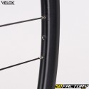 Rueda trasera de bicicleta XNUMXC (XNUMX-XNUMX) para casete de aluminio negro Vélox MachXNUMX Gravel XNUMX TLR Centerlock XNUMX/XNUMX/XNUMXV (cierre rápido)