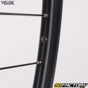 Fahrrad-Vorderrad XNUMXC (XNUMX-XNUMX) Vélox MachXNUMX Gravel XNUMX TLR Centerlock schwarzes Aluminium (Shimano-Nabe) (Steckachse)