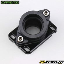 Inlet pipe AM6 minarelli, Derbi Carenzi black (PWK 26-28mm carburetor)