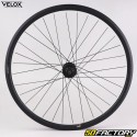 700C (19-622) rear wheel for 9/10/11S cassette Vélox Mach1 Gravel 19 TLR black aluminum (quick release)