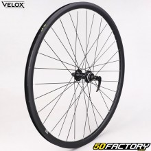 Roue avant vélo 700C (19-622) Vélox Mach1 Gravel 19 TLR Centerlock alu noire (à blocage rapide)