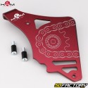 Aluminum sprocket cover AM6 Minarelli KRM Pro Ride (with clutch rod stop) red