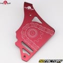 Aluminum sprocket cover AM6 Minarelli KRM Pro Ride (with clutch rod stop) red